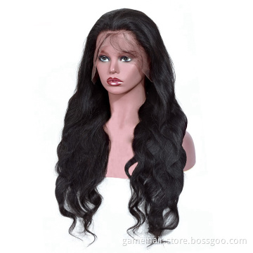 Wholesale 13X4 13X6 Body Wave Transparent Frontal Swiss Lace Front Wig Vendor Mink Cambodian Cuticle Aligned Human Hair Lace Wig